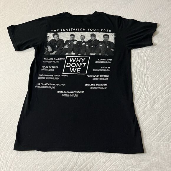Why Don’t We- The Invitation Tour Shirt Sz S - Picture 3 of 6